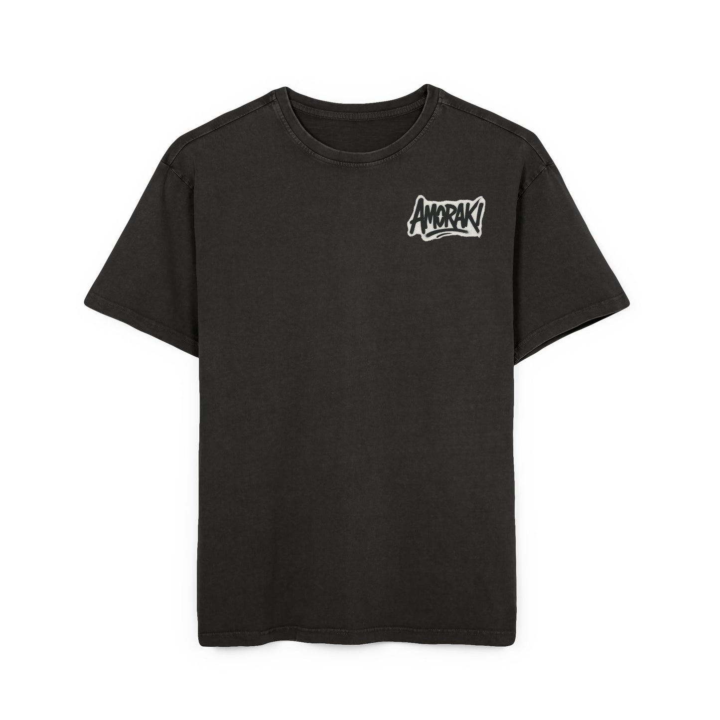 Men's Acid Washed Oversized Tee with Rose Design, Vintage Tee, Casual Wear, Street Style Fashion, Unisex Graphic Shirt
