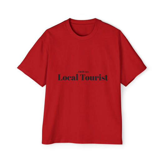 Men's Heavy Oversized Tee - Local Tourist Graphic Tee