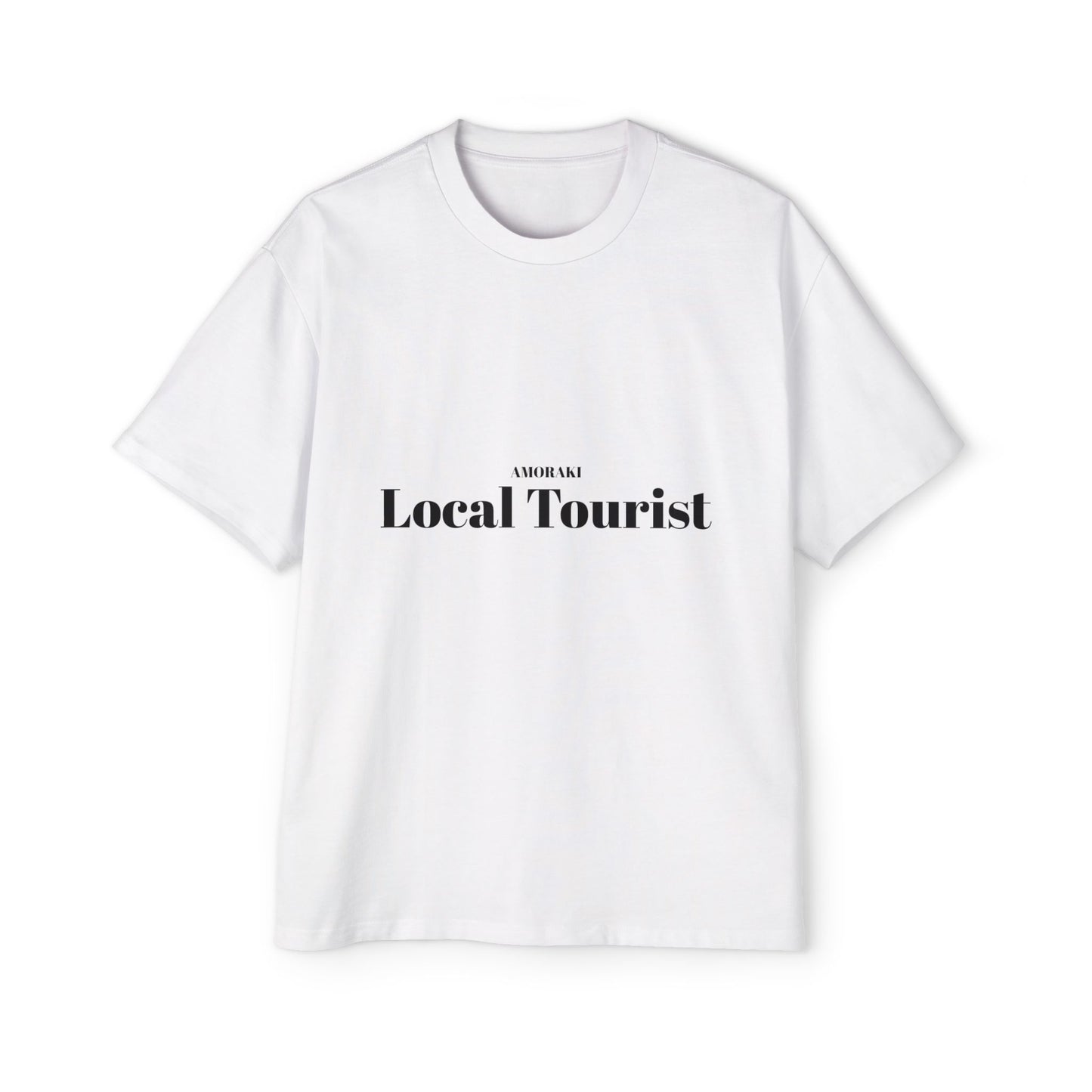 Men's Heavy Oversized Tee - Local Tourist Graphic Tee