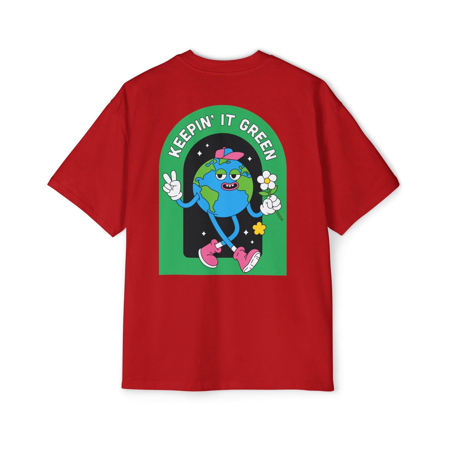 Men's Heavy Oversized Tee - Local Tourist Graphic Tee