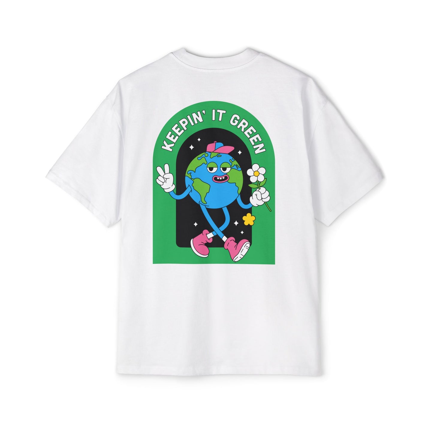 Men's Heavy Oversized Tee - Local Tourist Graphic Tee