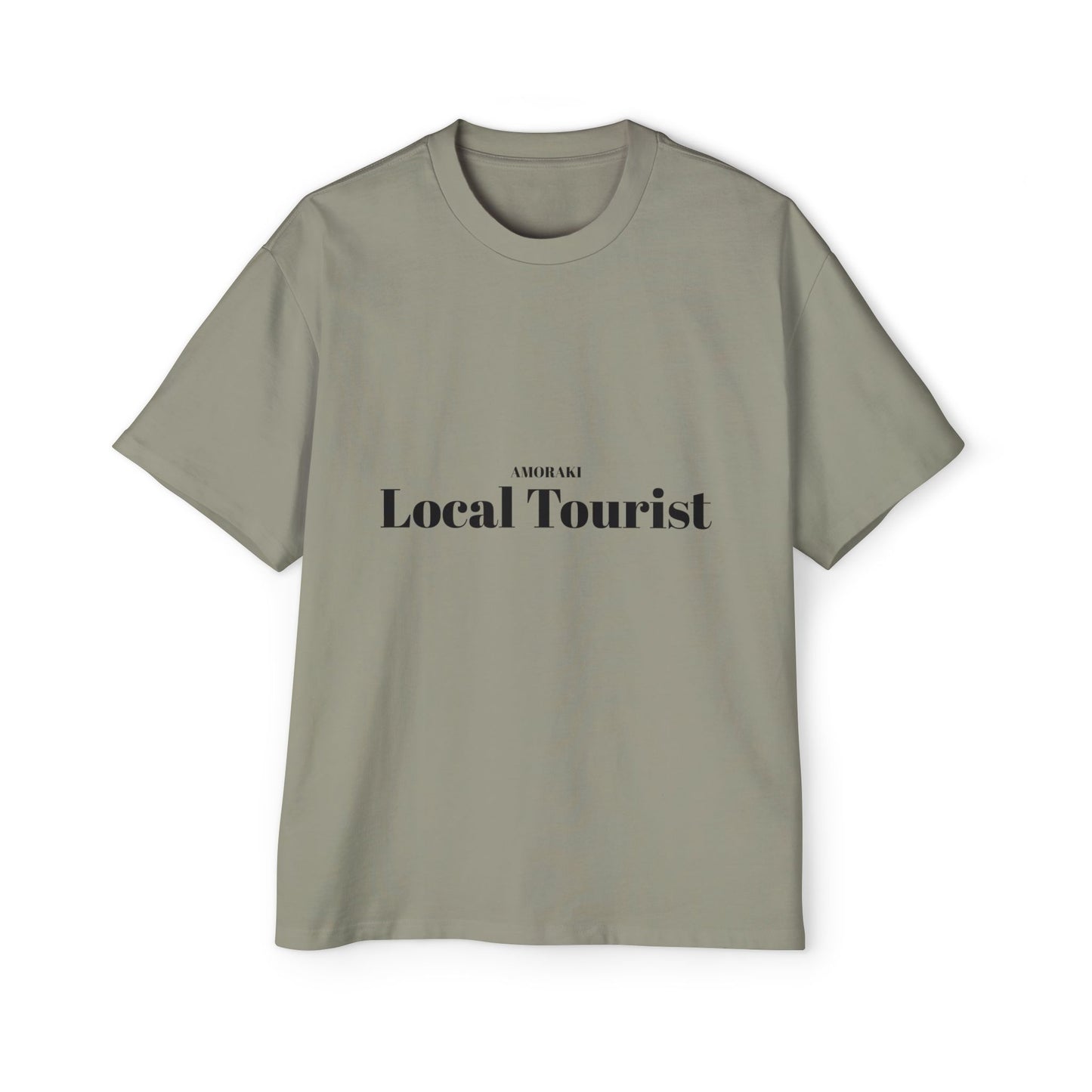 Men's Heavy Oversized Tee - Local Tourist Graphic Tee