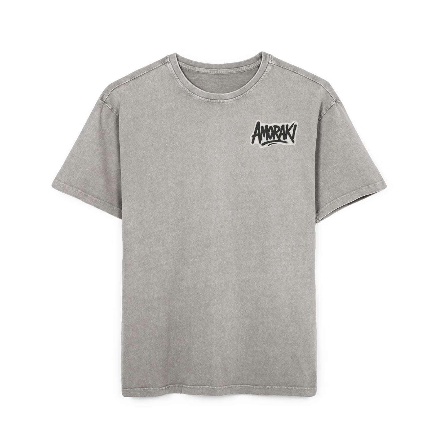 Men's Acid Washed Oversized Tee with Rose Design, Vintage Tee, Casual Wear, Street Style Fashion, Unisex Graphic Shirt