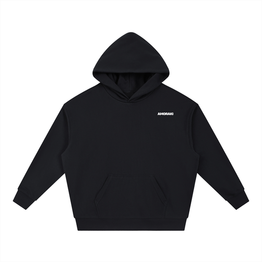 AMORAKI BACKSTAMP OVERSIZED HOODIE