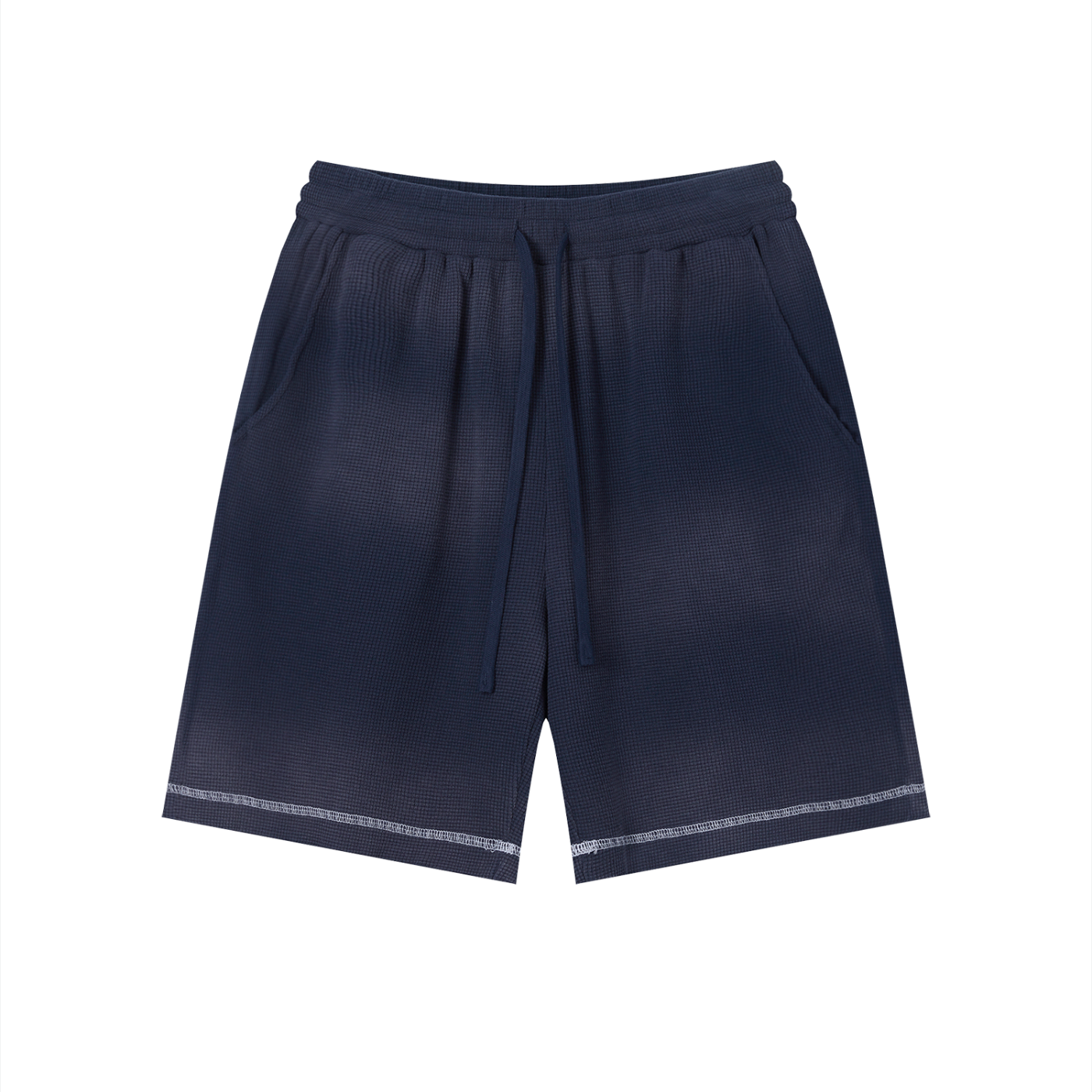 AMORAKI UNISEX SUNFADE WAFFLE SHORTS
