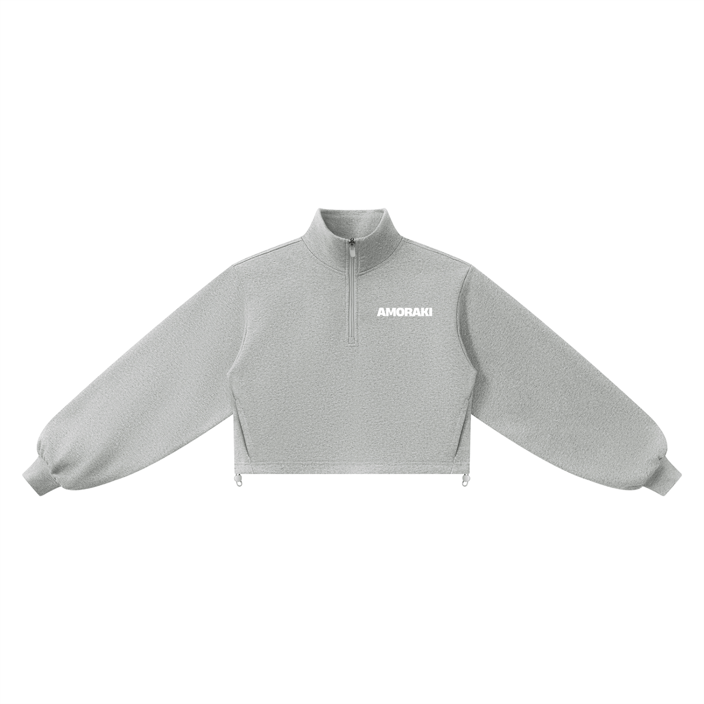 AMORAKI MOCK-NECK QUARTER-ZIP SWEATSHIRT