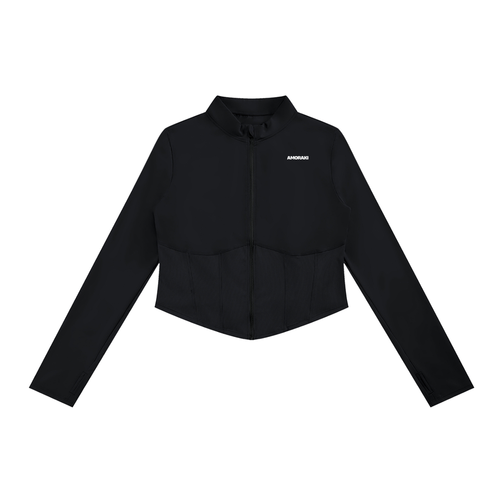 AMORAKI WOMEN'S FULL-ZIP YOGA JACKET
