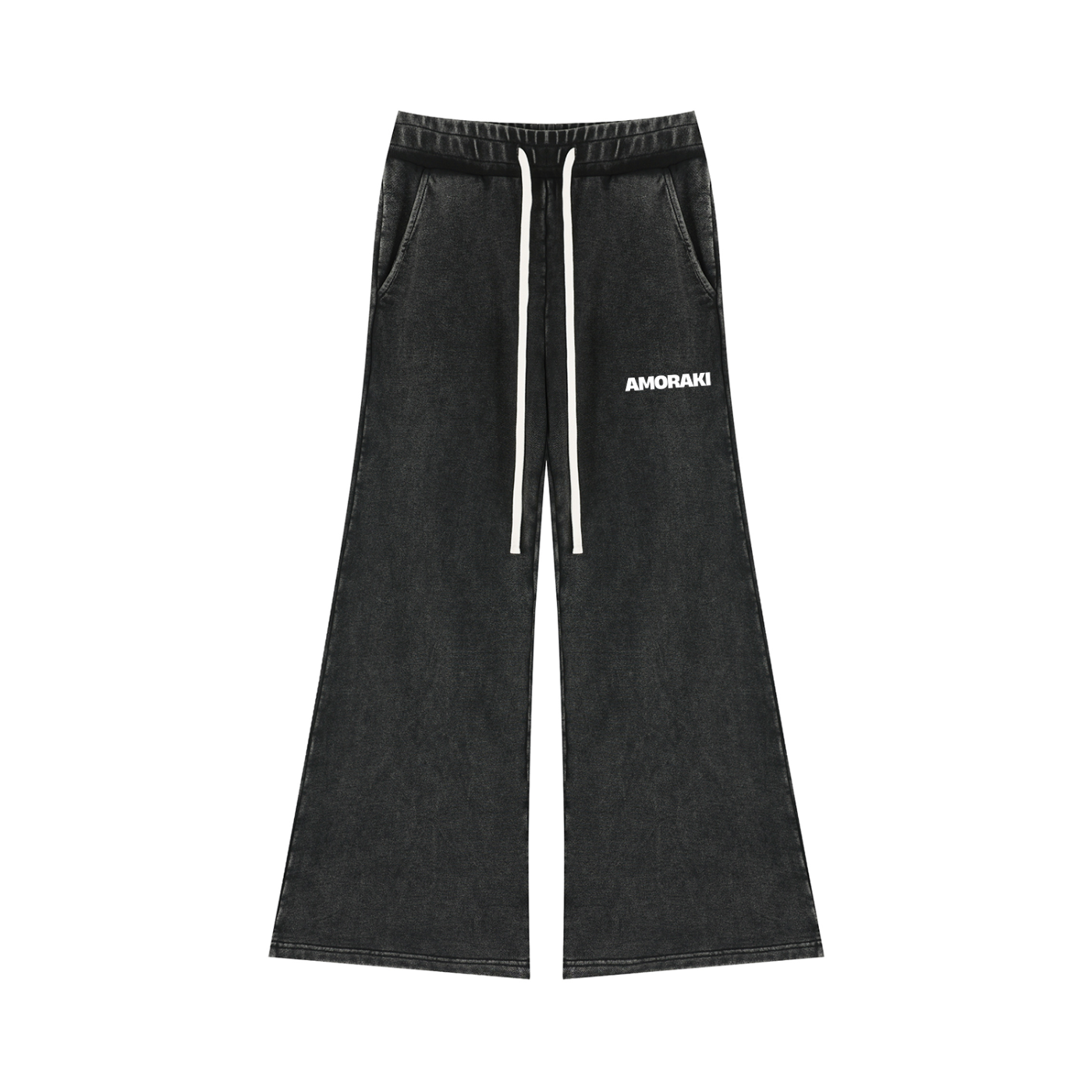 AMORAKI WASH FLARED LEG SWEATPANTS