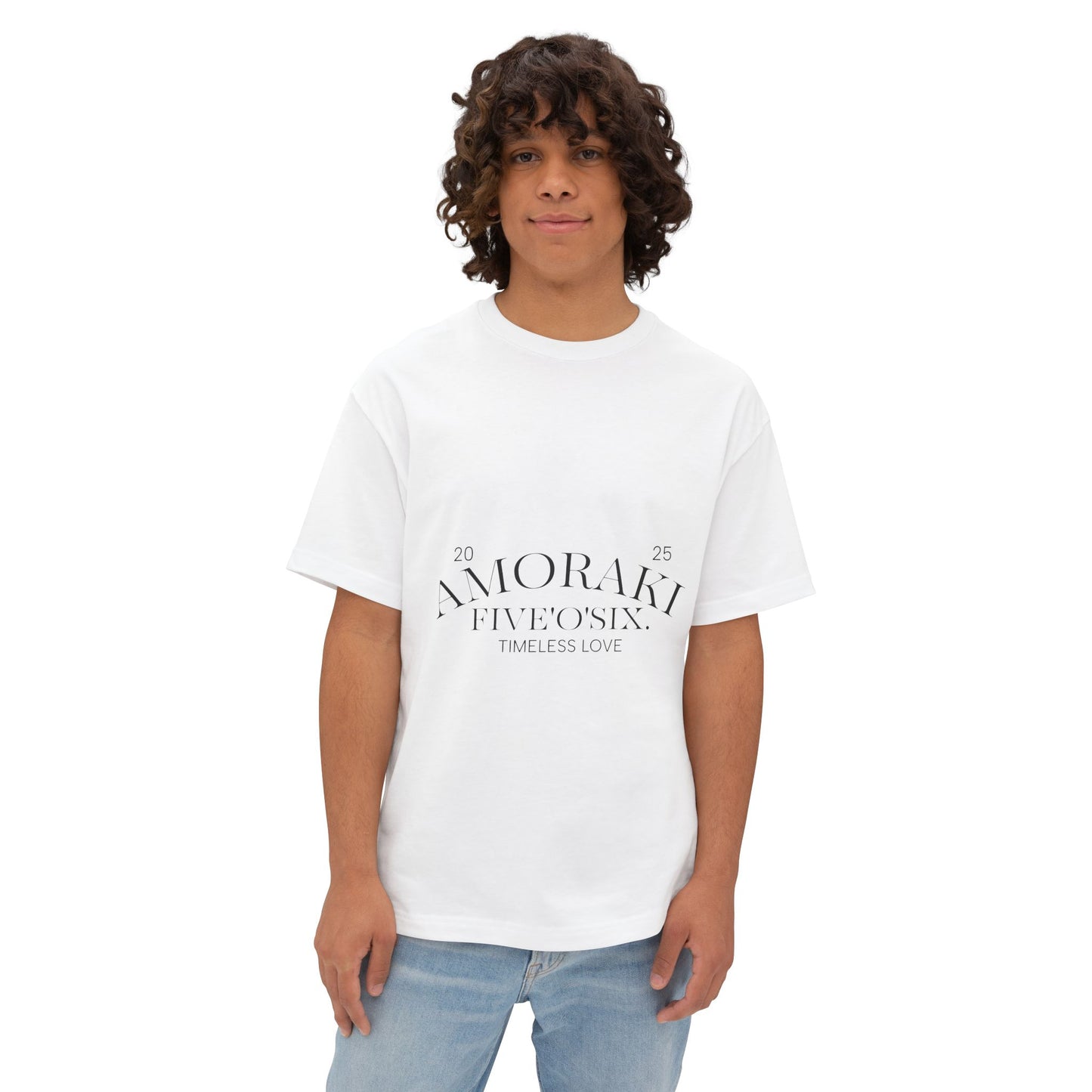 Unisex Oversized Tee with 'AMORAKI' Design | Casual Streetwear T-Shirt, Gifts for Friends, Everyday Wear, Summer Fashion, Relaxed Fit