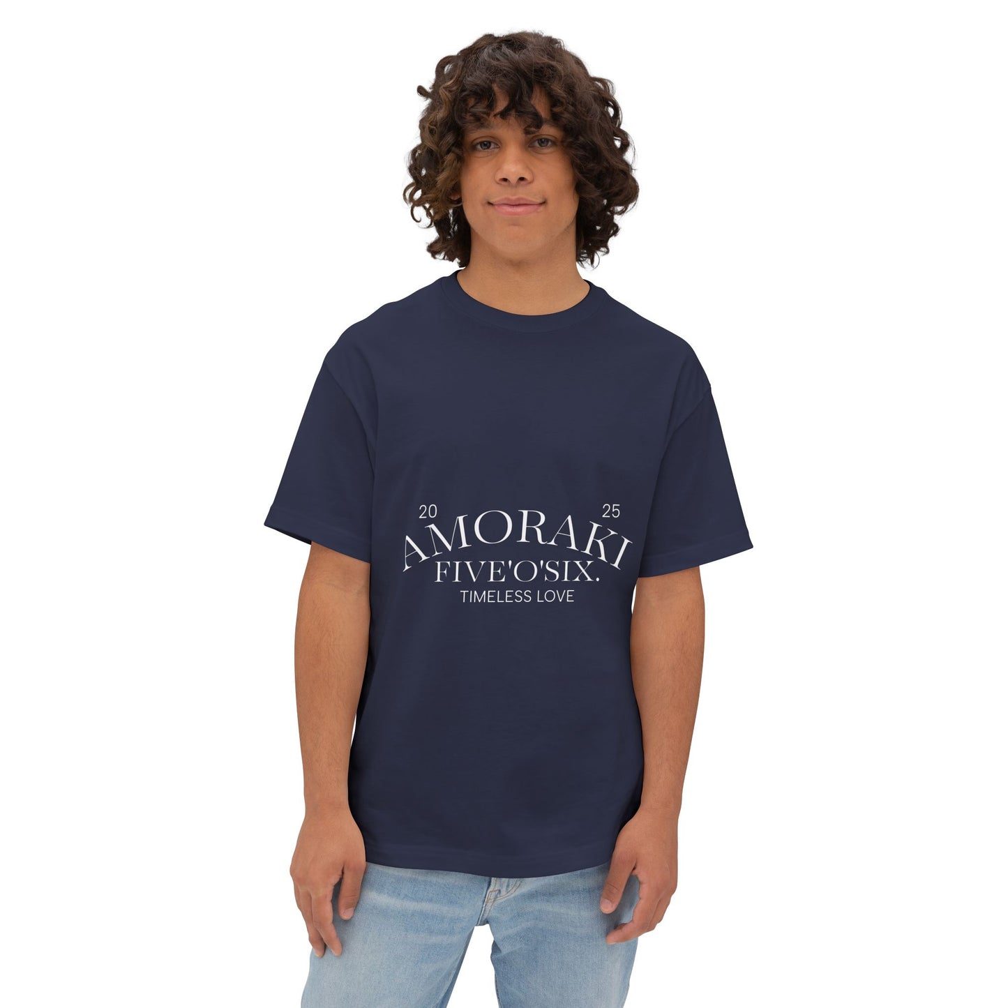 Unisex Oversized Tee with 'AMORAKI' Design | Casual Streetwear T-Shirt, Gifts for Friends, Everyday Wear, Summer Fashion, Relaxed Fit