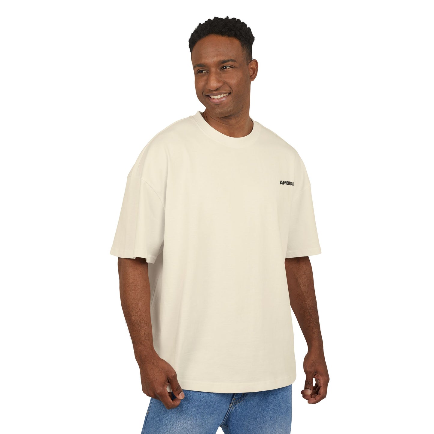Unisex Heavy Cotton Box Tee with 'AMORAKI 506' Design - Casual Streetwear