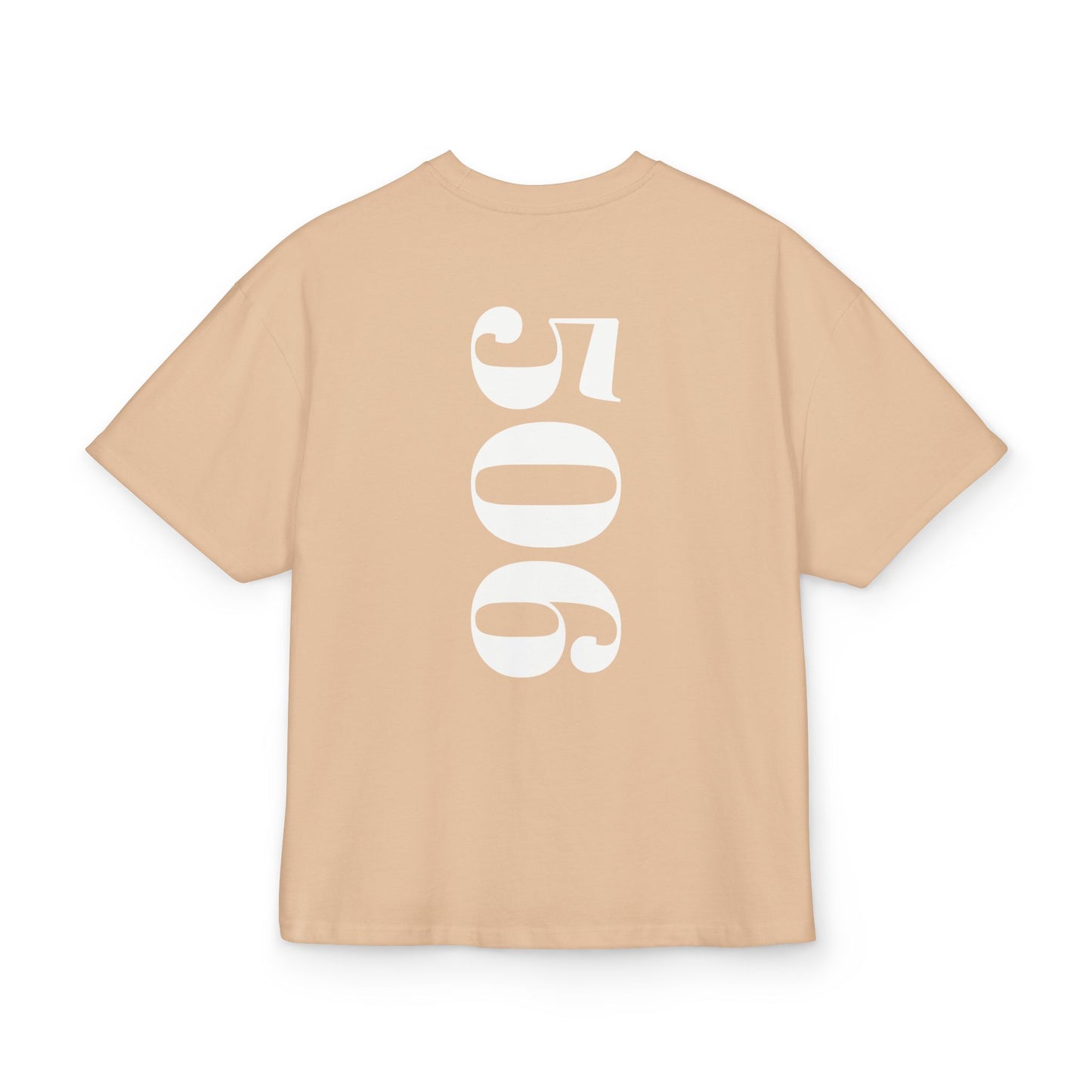 Unisex Heavy Cotton Box Tee with 'AMORAKI 506' Design - Casual Streetwear