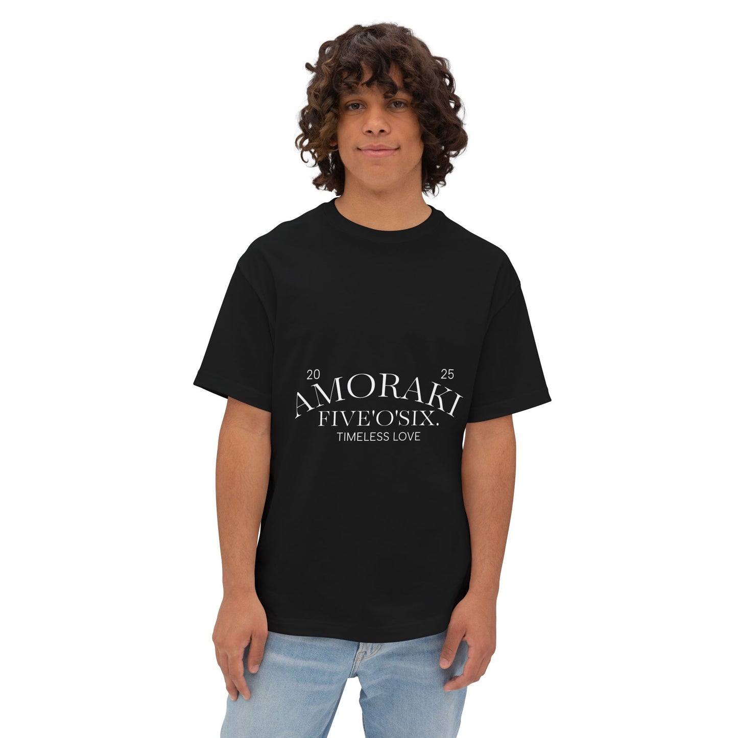 Unisex Oversized Tee with 'AMORAKI' Design | Casual Streetwear T-Shirt, Gifts for Friends, Everyday Wear, Summer Fashion, Relaxed Fit