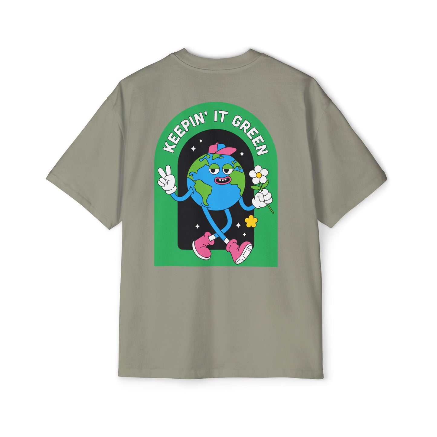 Men's Heavy Oversized Tee - Local Tourist Graphic Tee