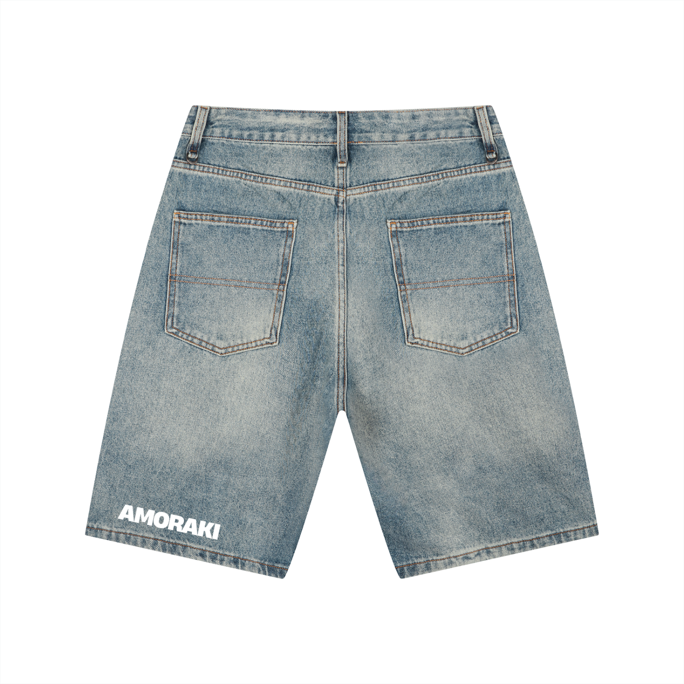 AMORAKI VINTAGE DEMIN SHORTS