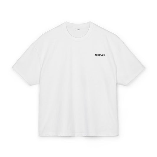 Unisex Heavy Cotton Box Tee with 'AMORAKI 506' Design - Casual Streetwear