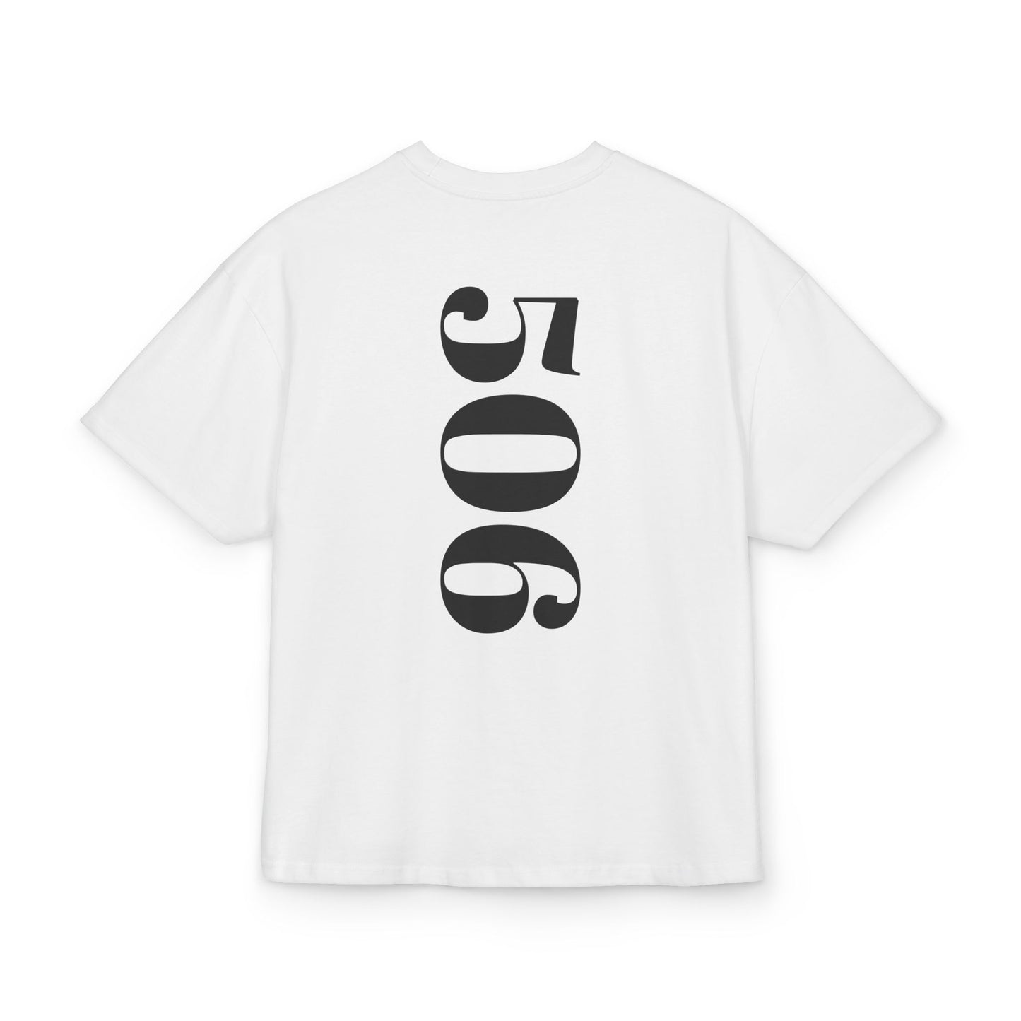 Unisex Heavy Cotton Box Tee with 'AMORAKI 506' Design - Casual Streetwear