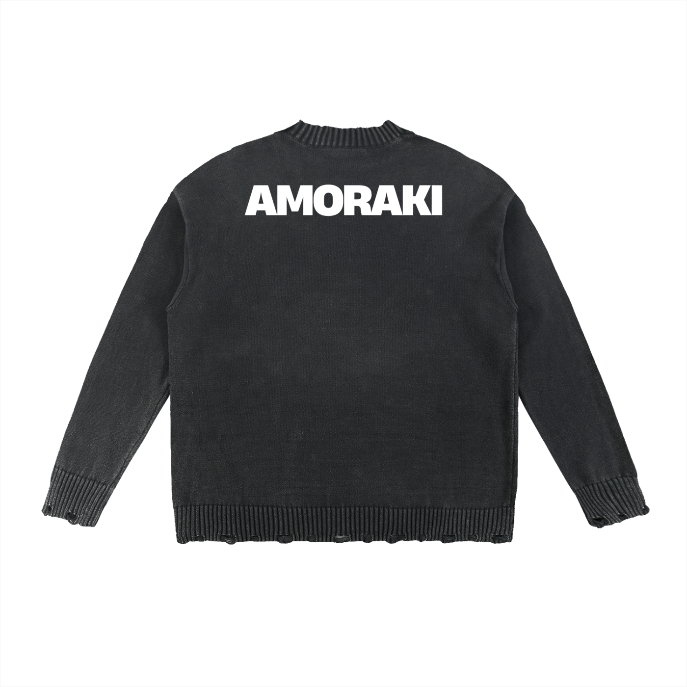 AMORAKI VINTAGE DISTRESSED SWEATER