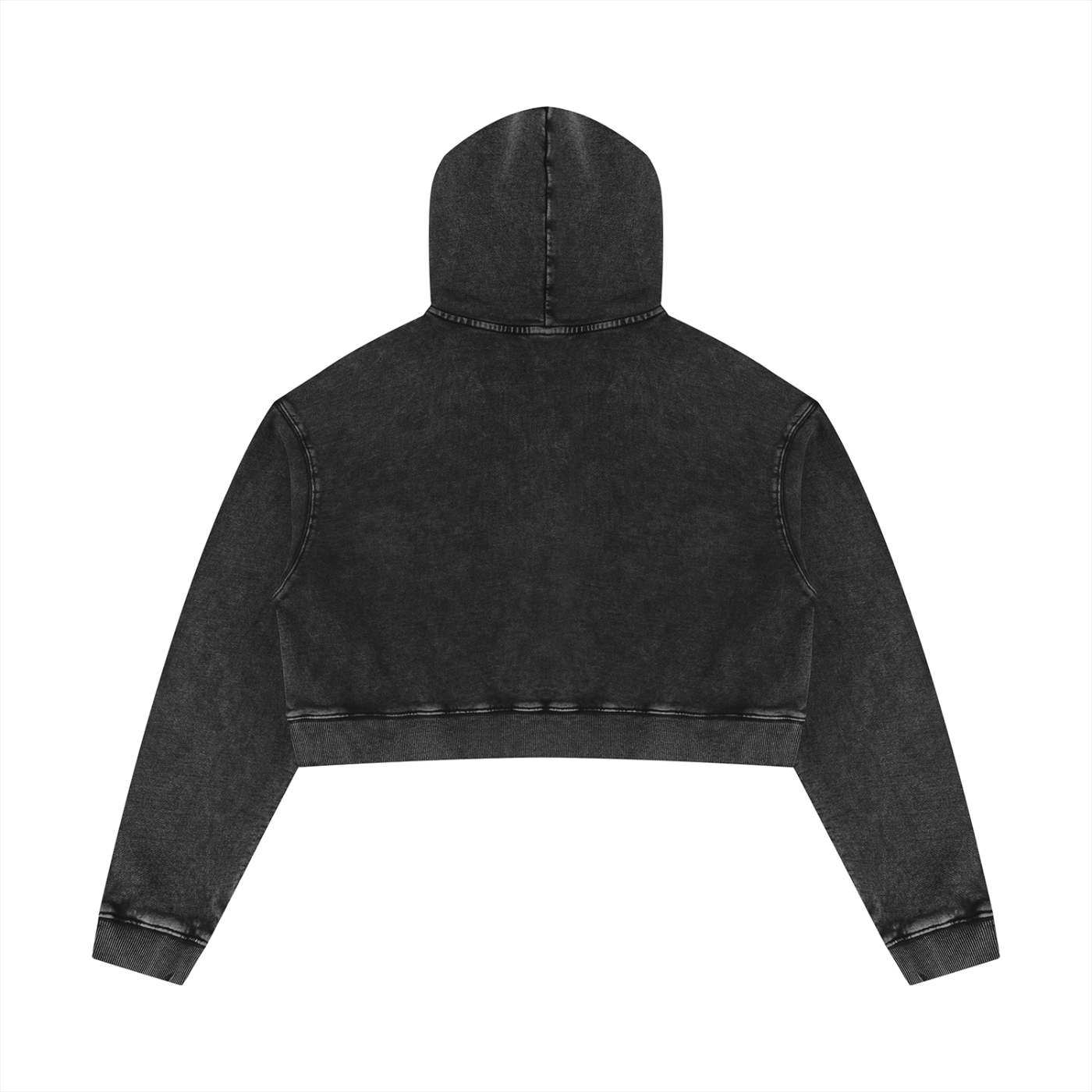 AMORAKI MINERAL WASH CROP HOODIE