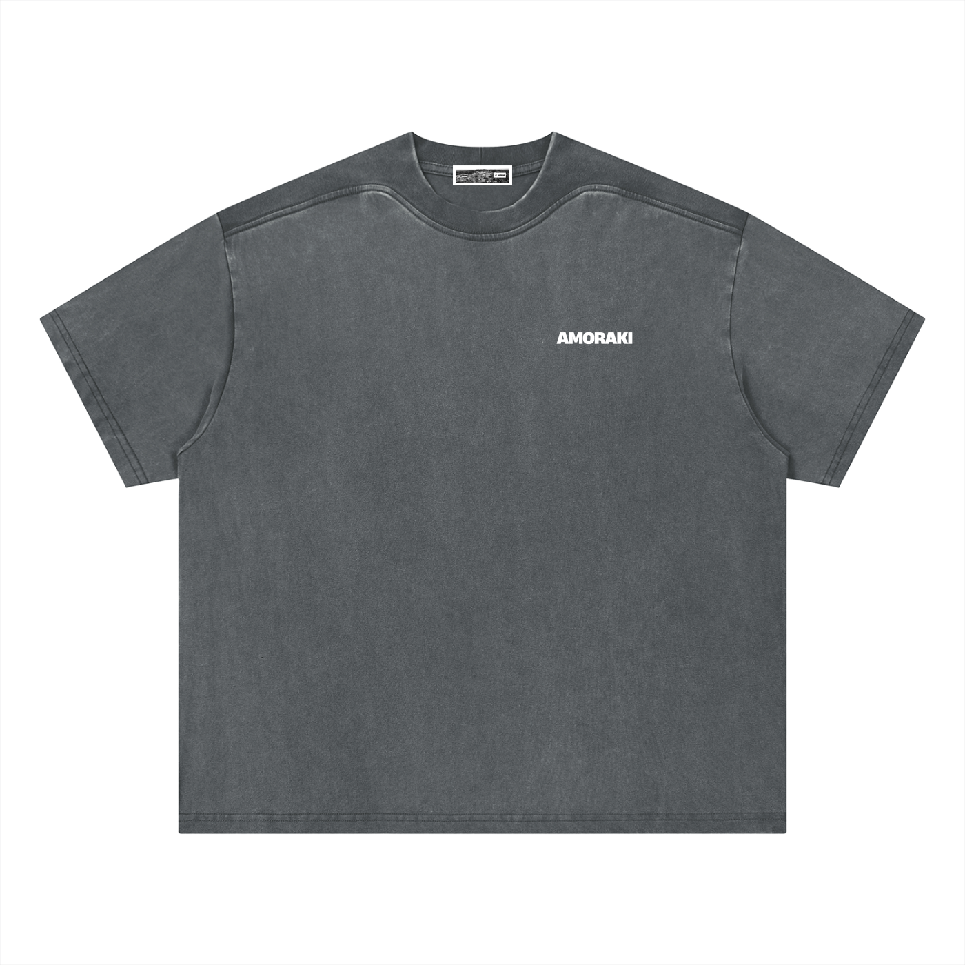 AMORAKI VINTAGE WASH BOXY TEE