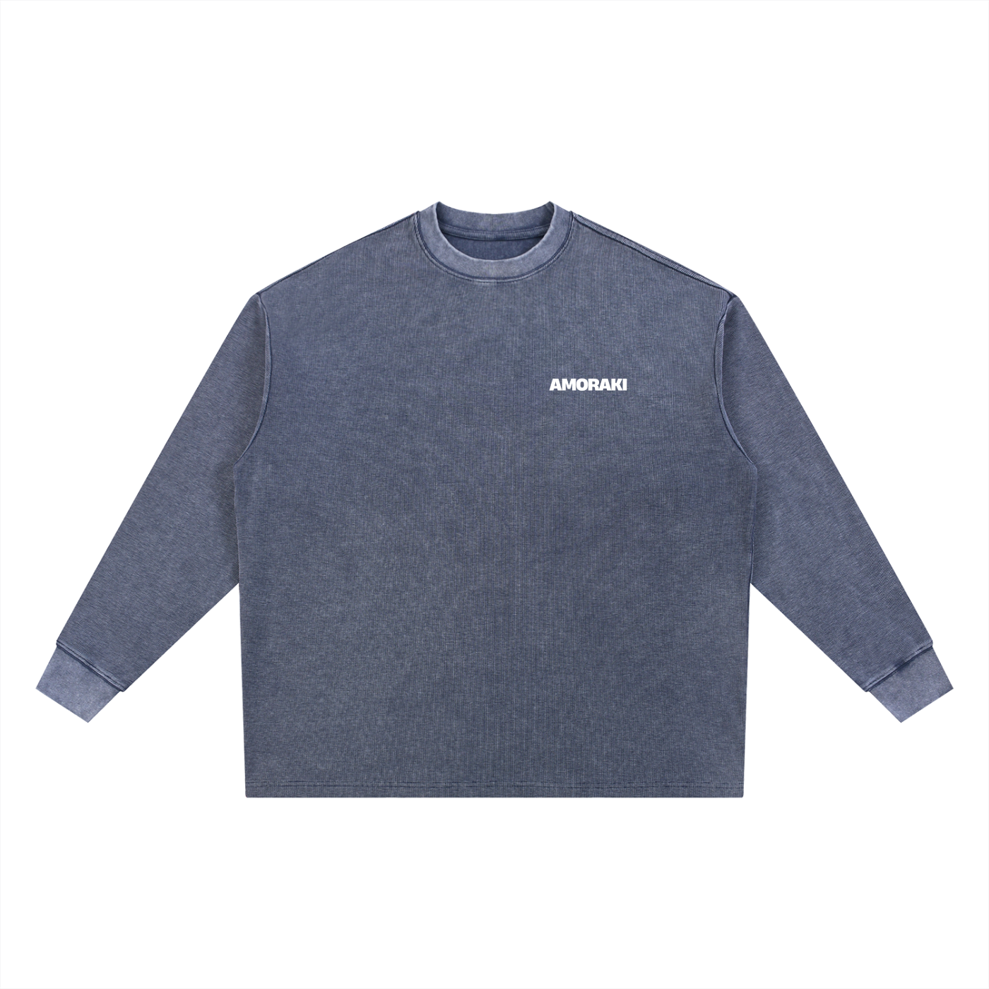 AMORAKI WASHED WAFFLE OVERSIZED TEE