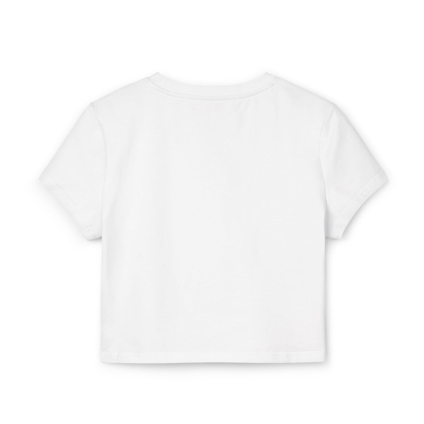 Floral Embroidered Women's Baby Tee - Casual Summer Style