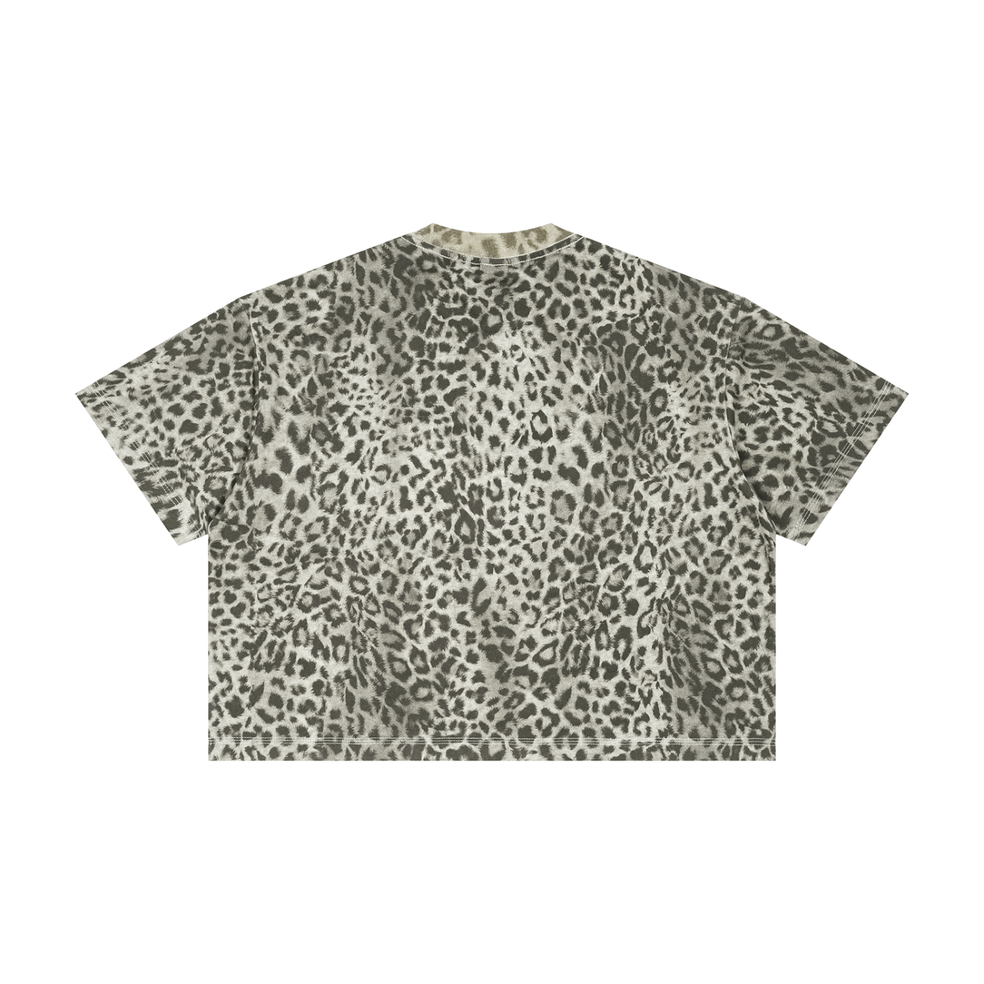 AMORAKI UNISEX LEOPARD BOXY TEE