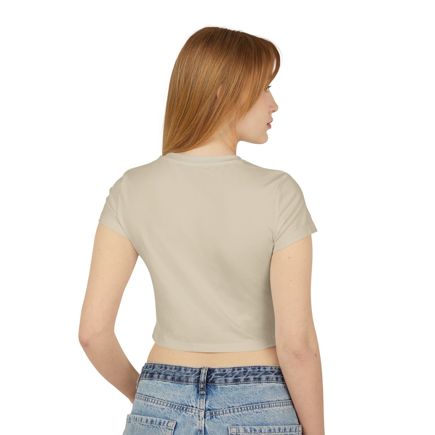 Floral Embroidered Women's Baby Tee - Casual Summer Style