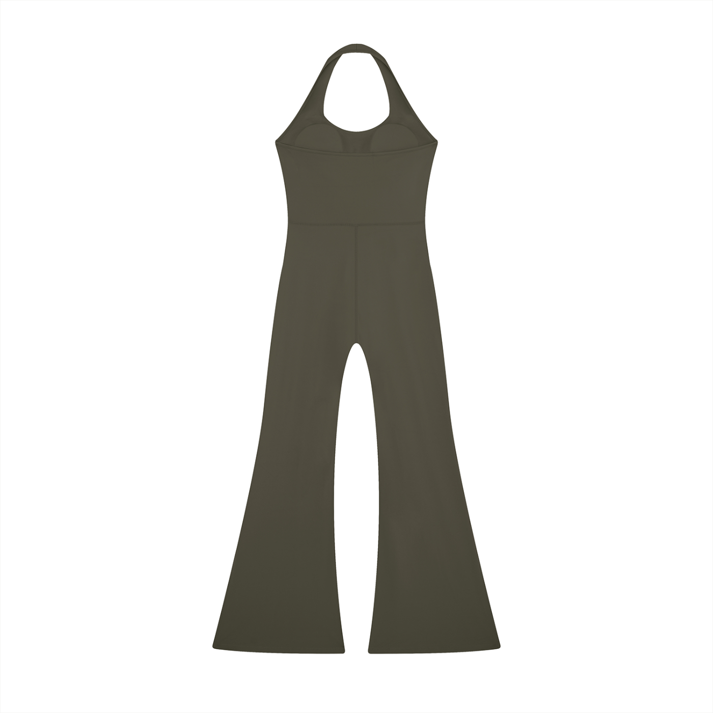 AMORAKI HALTER FLARED JUMPSUIT