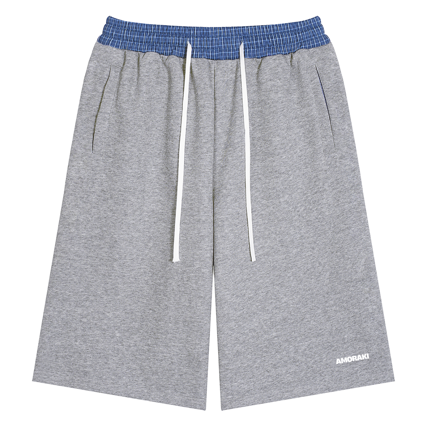 AMORAKI PLAID SHORTS
