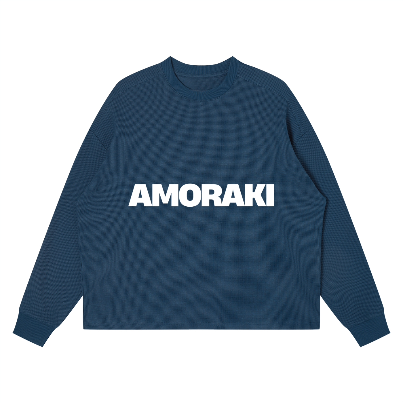 AMORAKI WAFFLE BOXY LONG SLEEVE