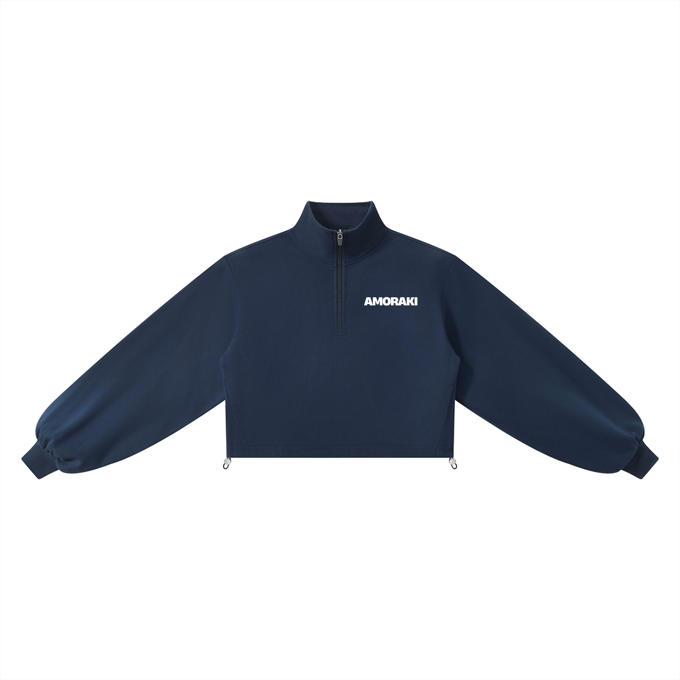 AMORAKI MOCK-NECK QUARTER-ZIP SWEATSHIRT