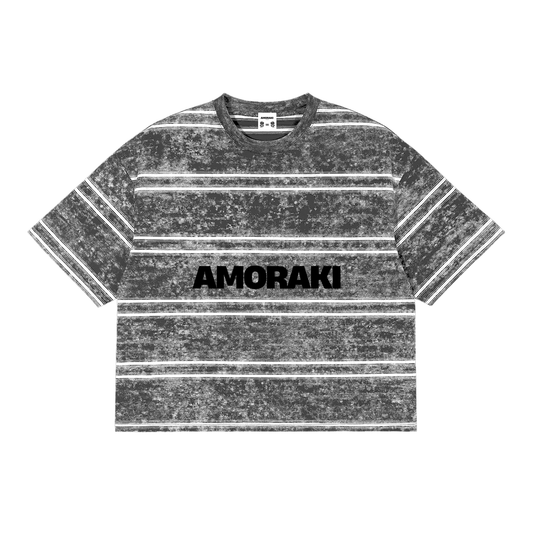 AMORAKI ASYMMETRIC CROP TEE