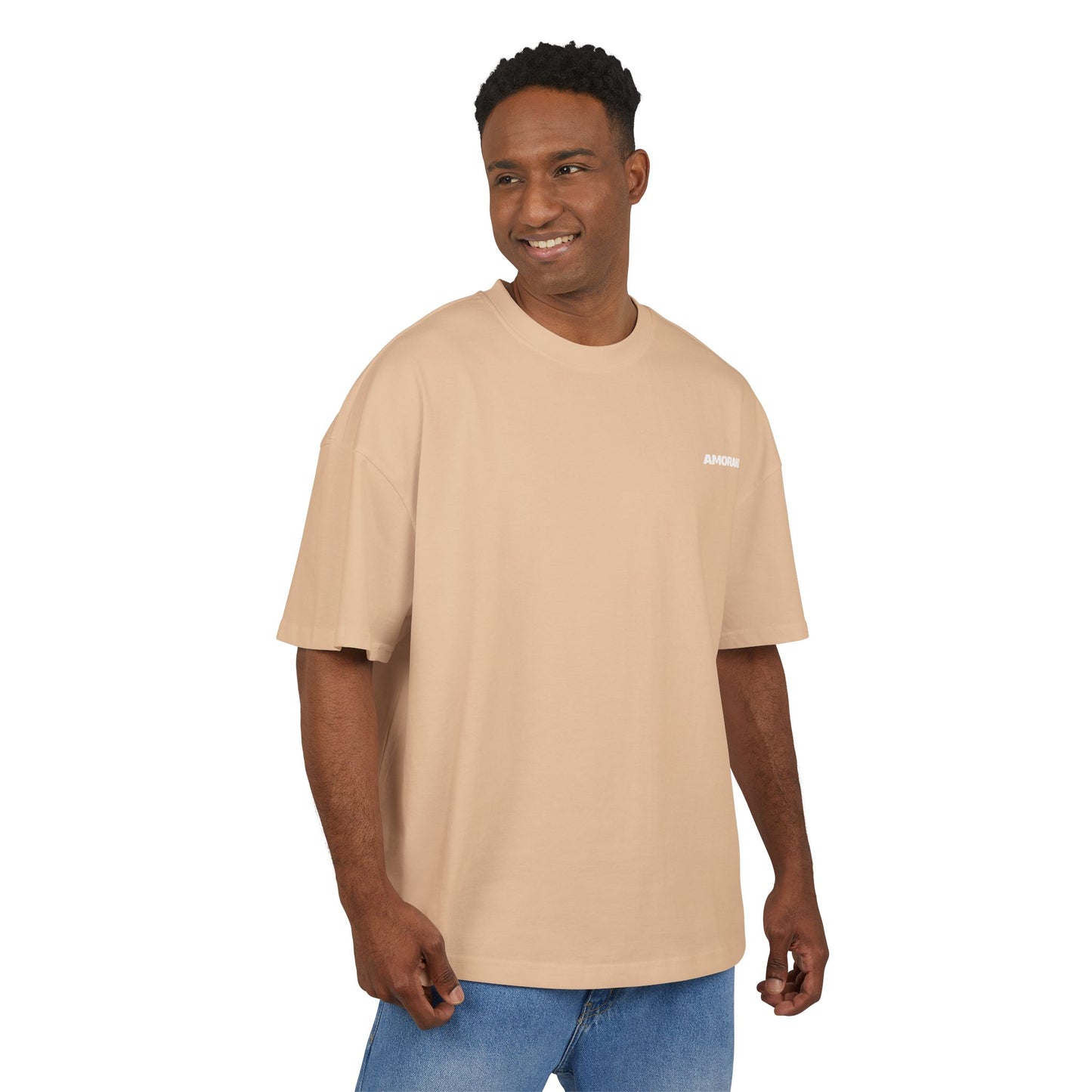 Unisex Heavy Cotton Box Tee with 'AMORAKI 506' Design - Casual Streetwear