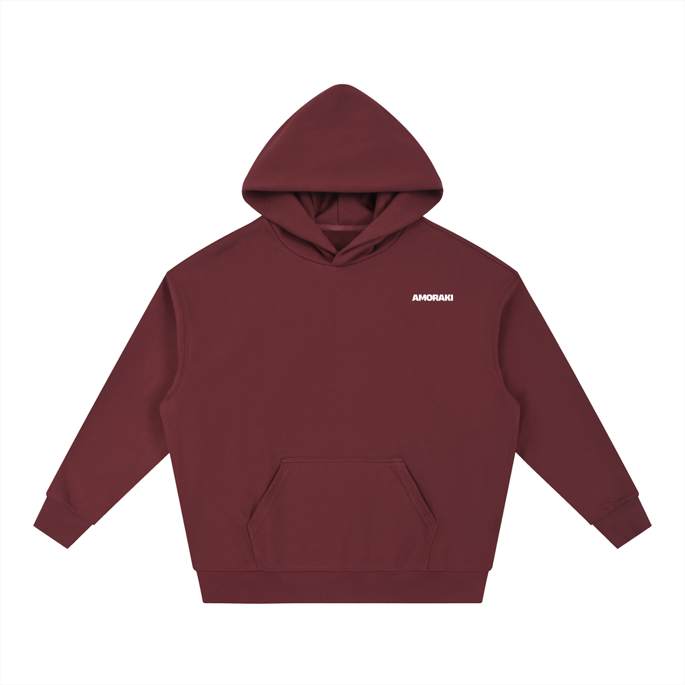 AMORAKI BACKSTAMP OVERSIZED HOODIE