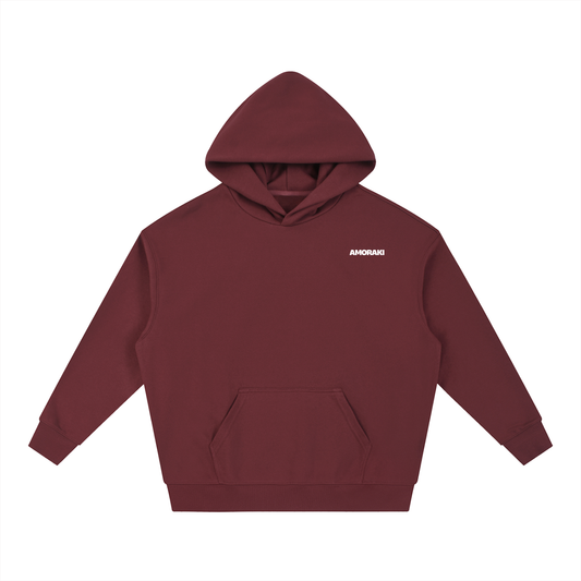 AMORAKI BACKSTAMP OVERSIZED HOODIE