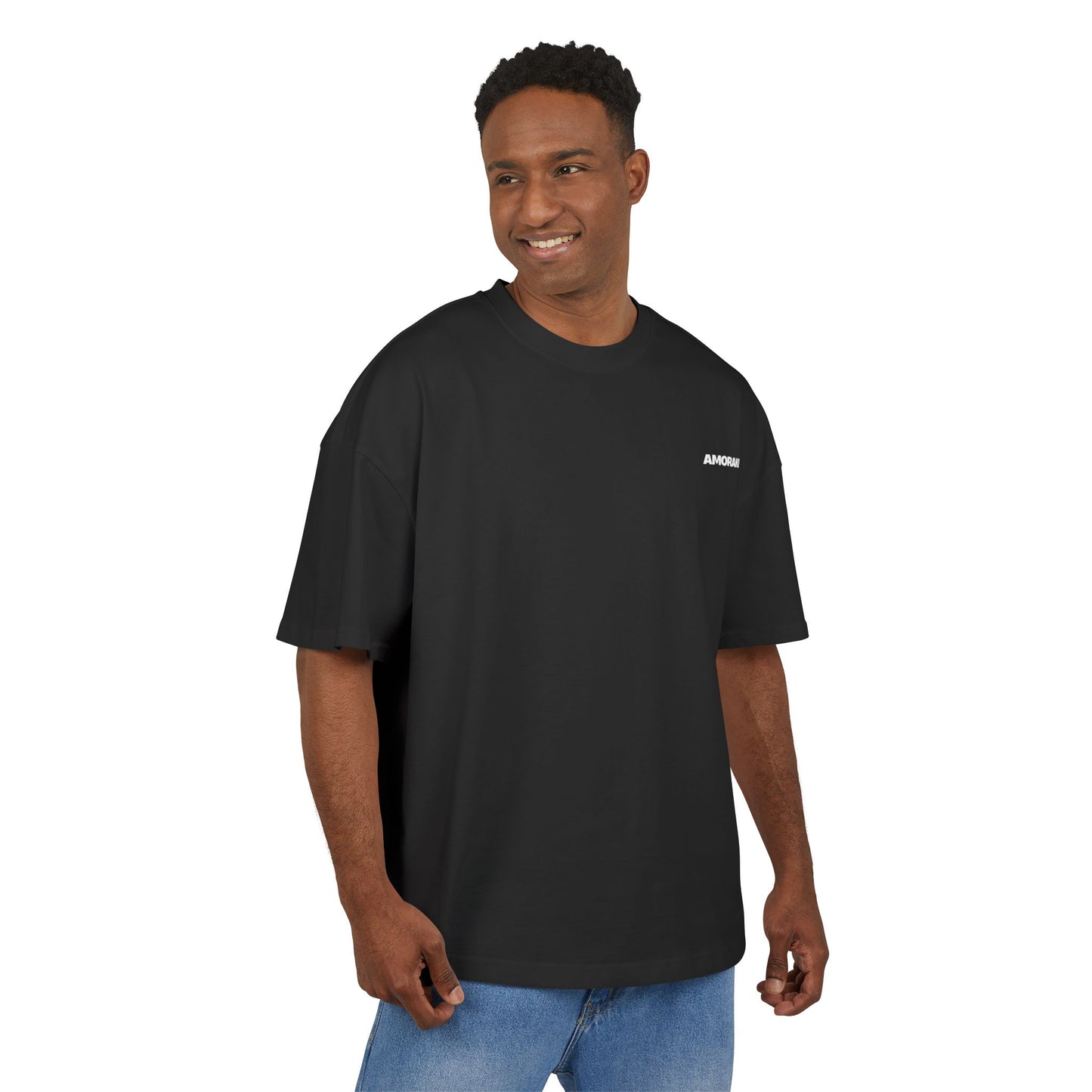 Unisex Heavy Cotton Box Tee with 'AMORAKI 506' Design - Casual Streetwear