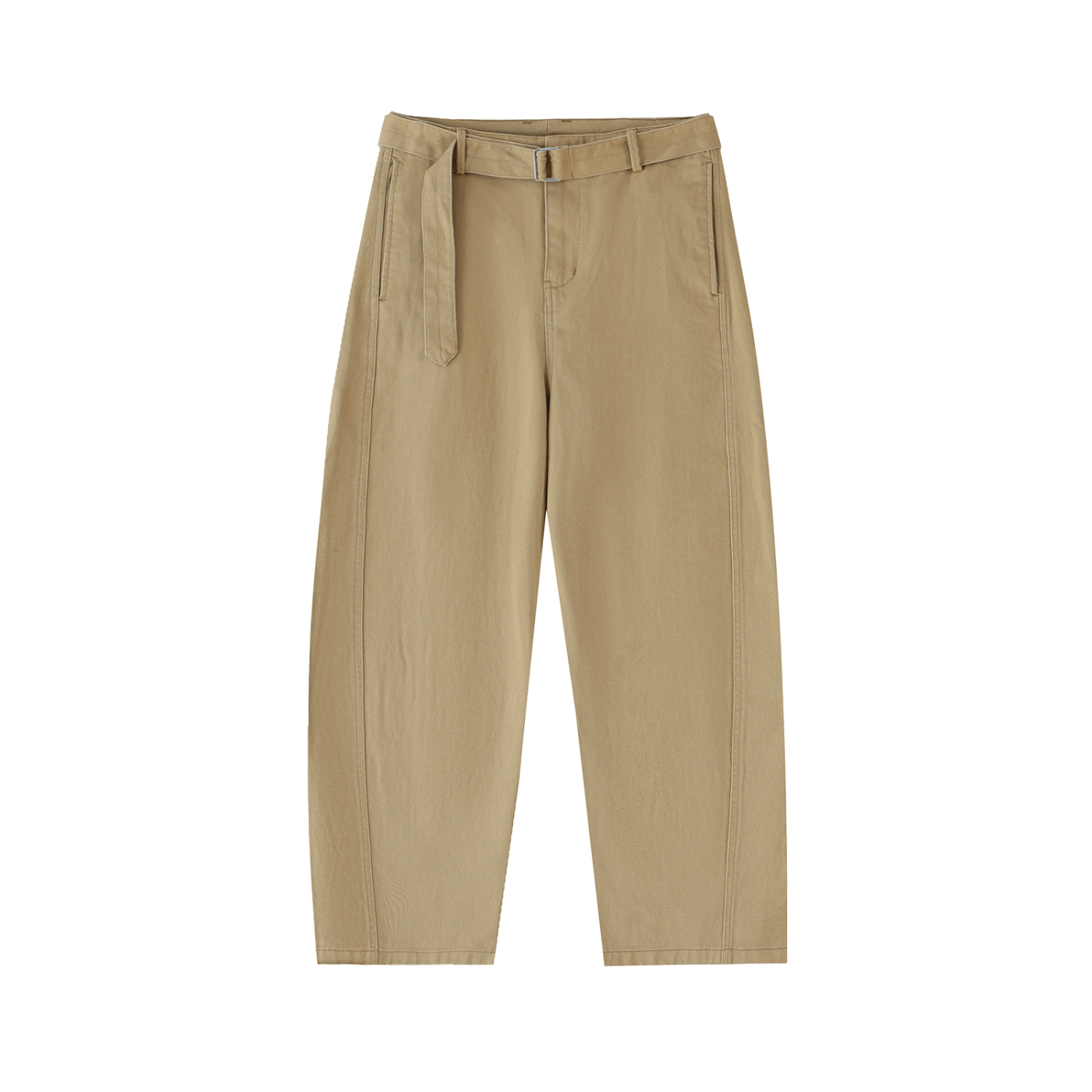 AMORAKI WOMEN'S BARREL LEG CHINO PANTS