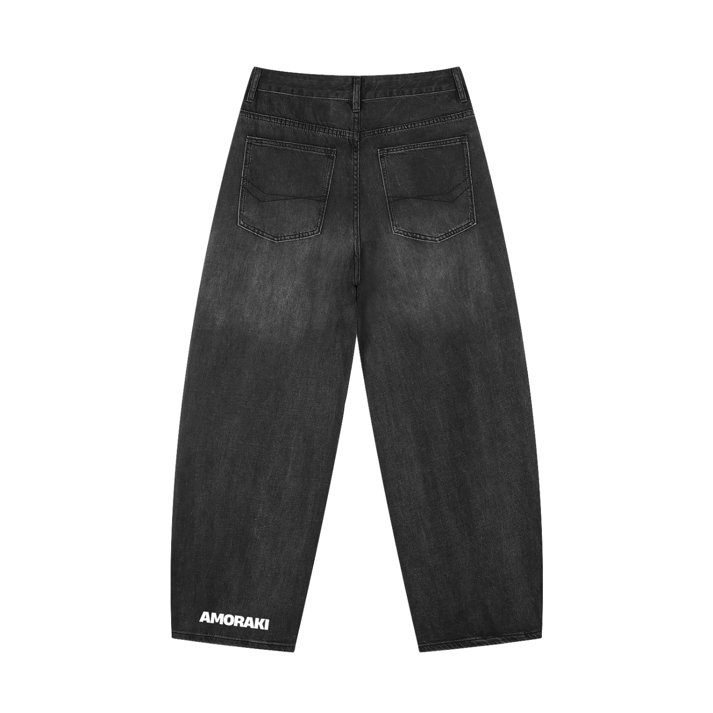 AMORAKI SUNFADE BARREL LEG DENIM