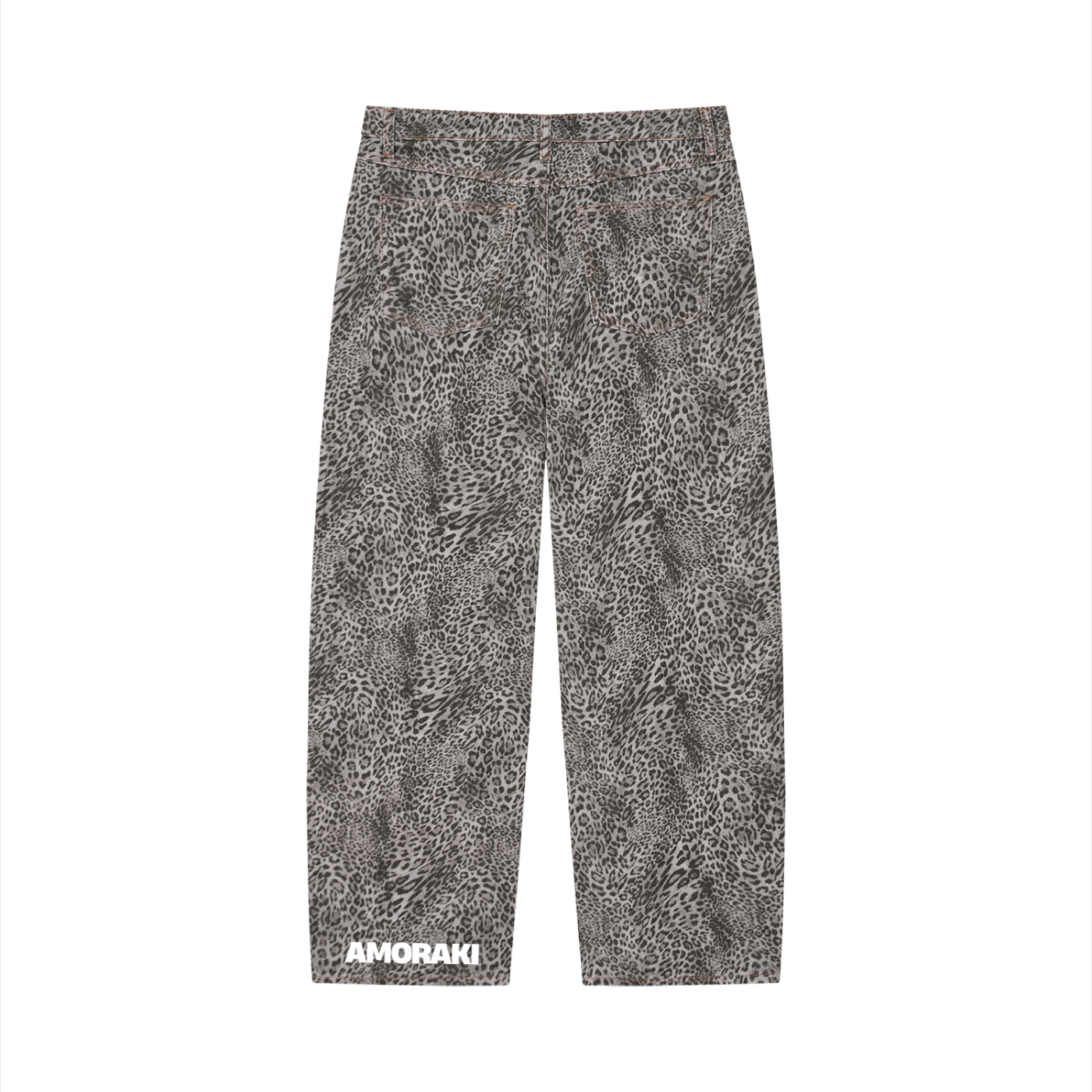 AMORAKI LEOPARD JEANS