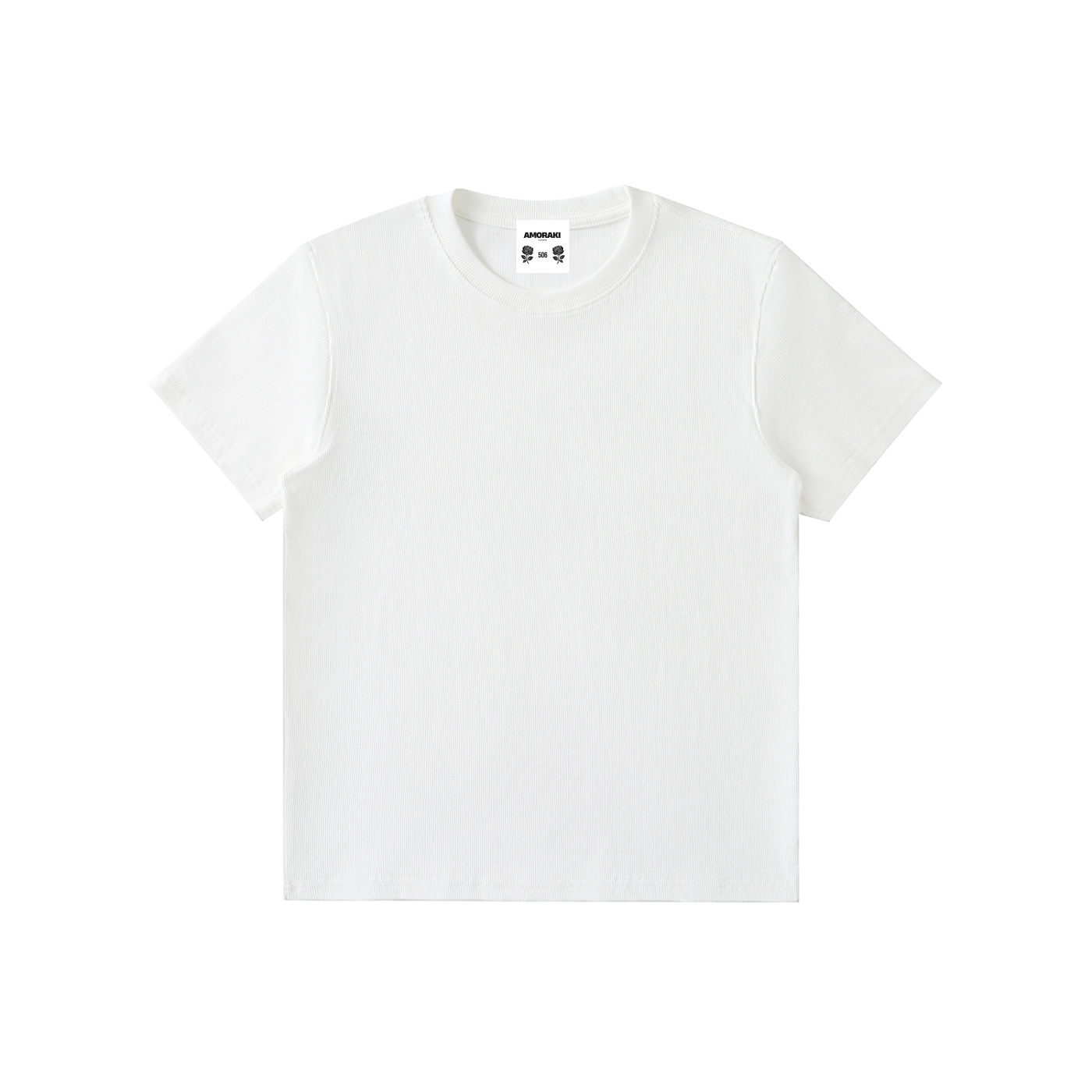 AMORAKI 220G FITTED CROP TEE