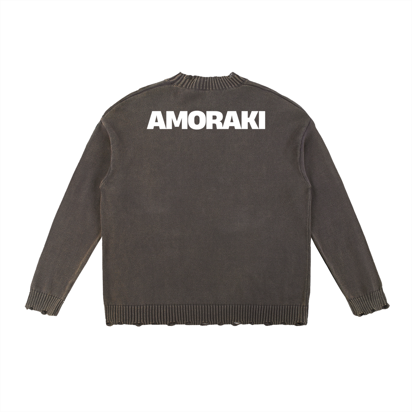 AMORAKI VINTAGE DISTRESSED SWEATER