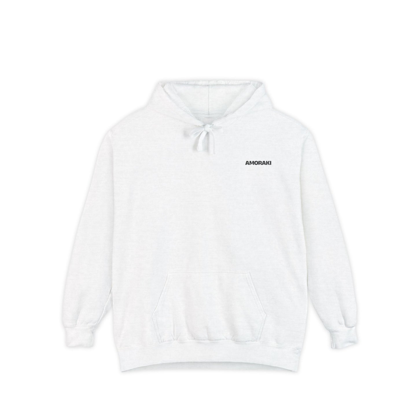 Unisex Garment-Dyed Hoodie - C'est La Vie with Smiley Face