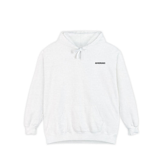 Unisex Garment-Dyed Hoodie - C'est La Vie with Smiley Face