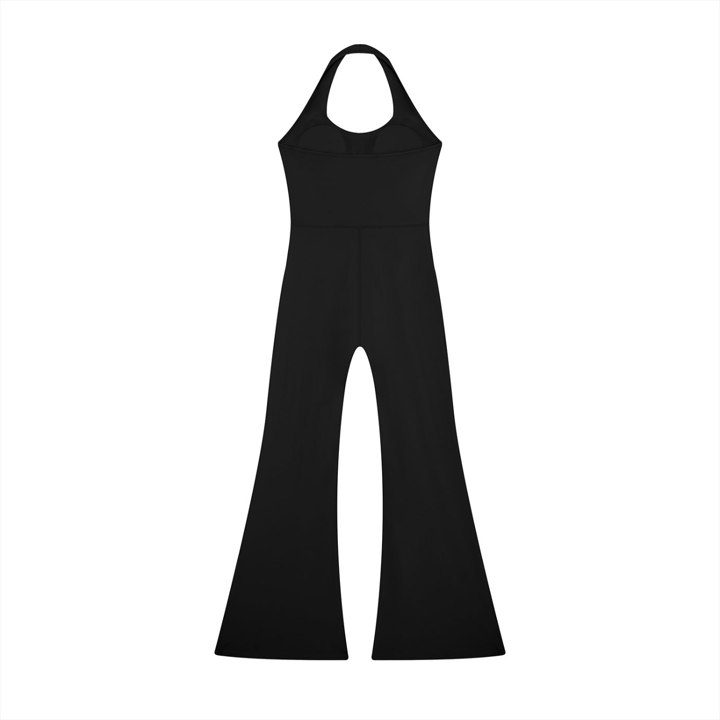 AMORAKI HALTER FLARED JUMPSUIT