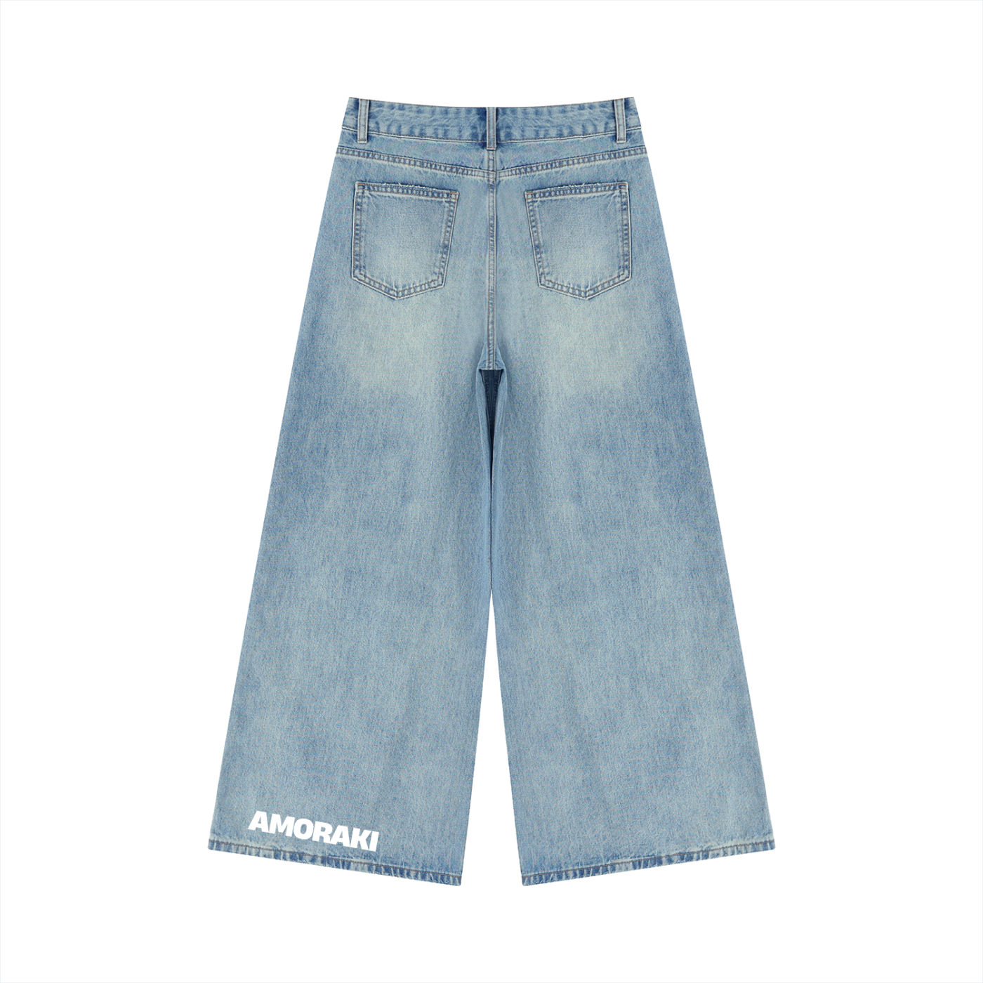 Women’s Vintage Wash Wide Leg Jeans
