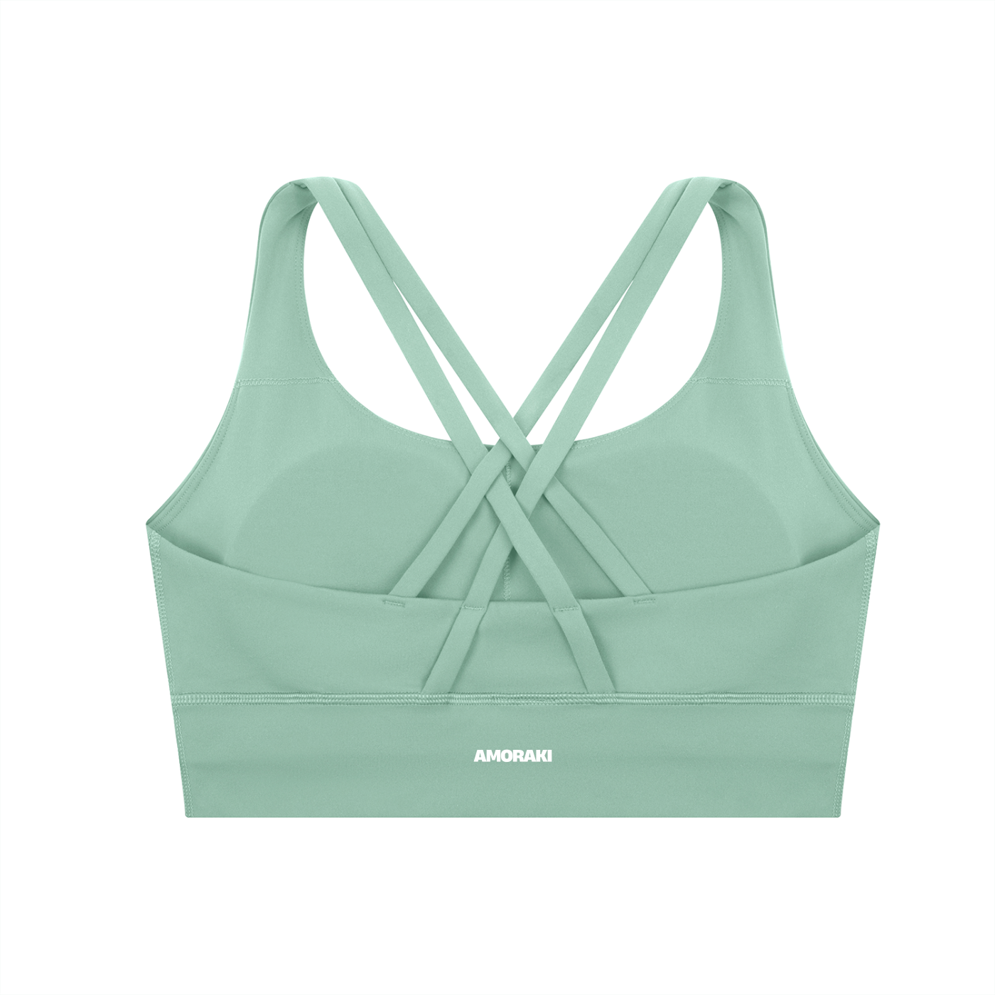 AMORAKI WOMEN'S CRISS-CROSS SPORTS BRA