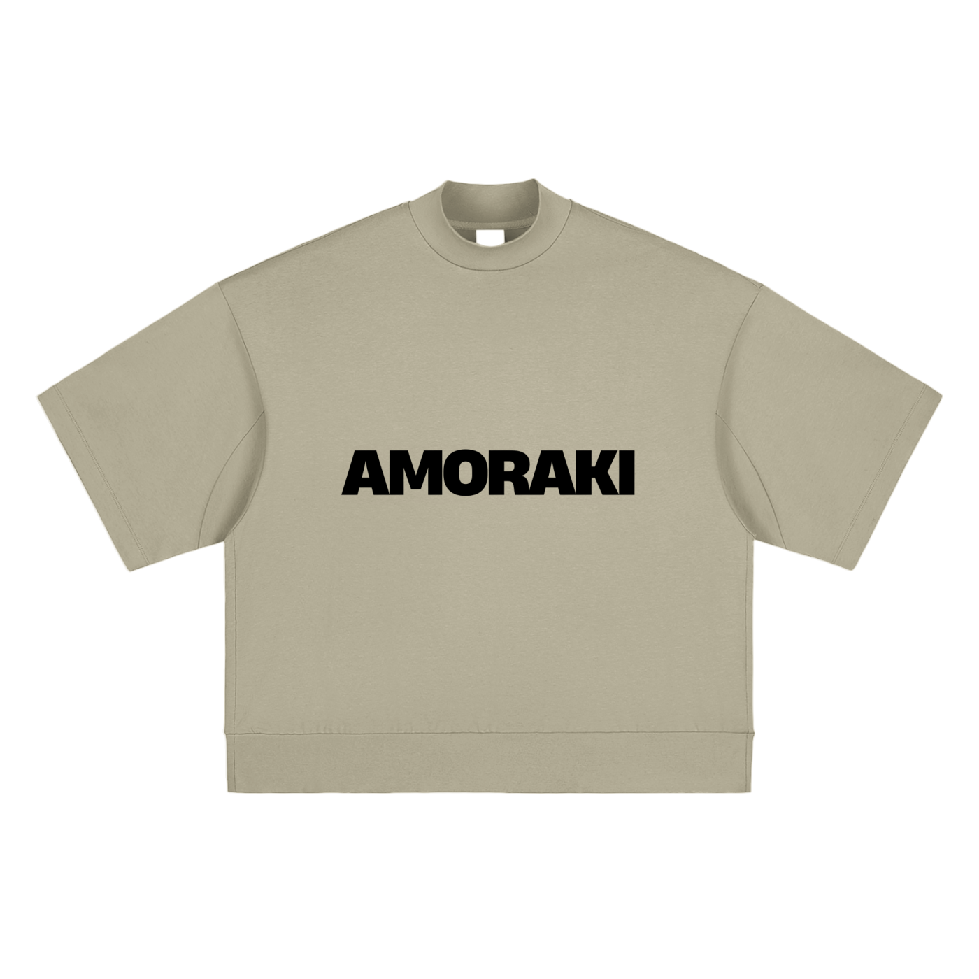 AMORAKI MOCK NECK TEE
