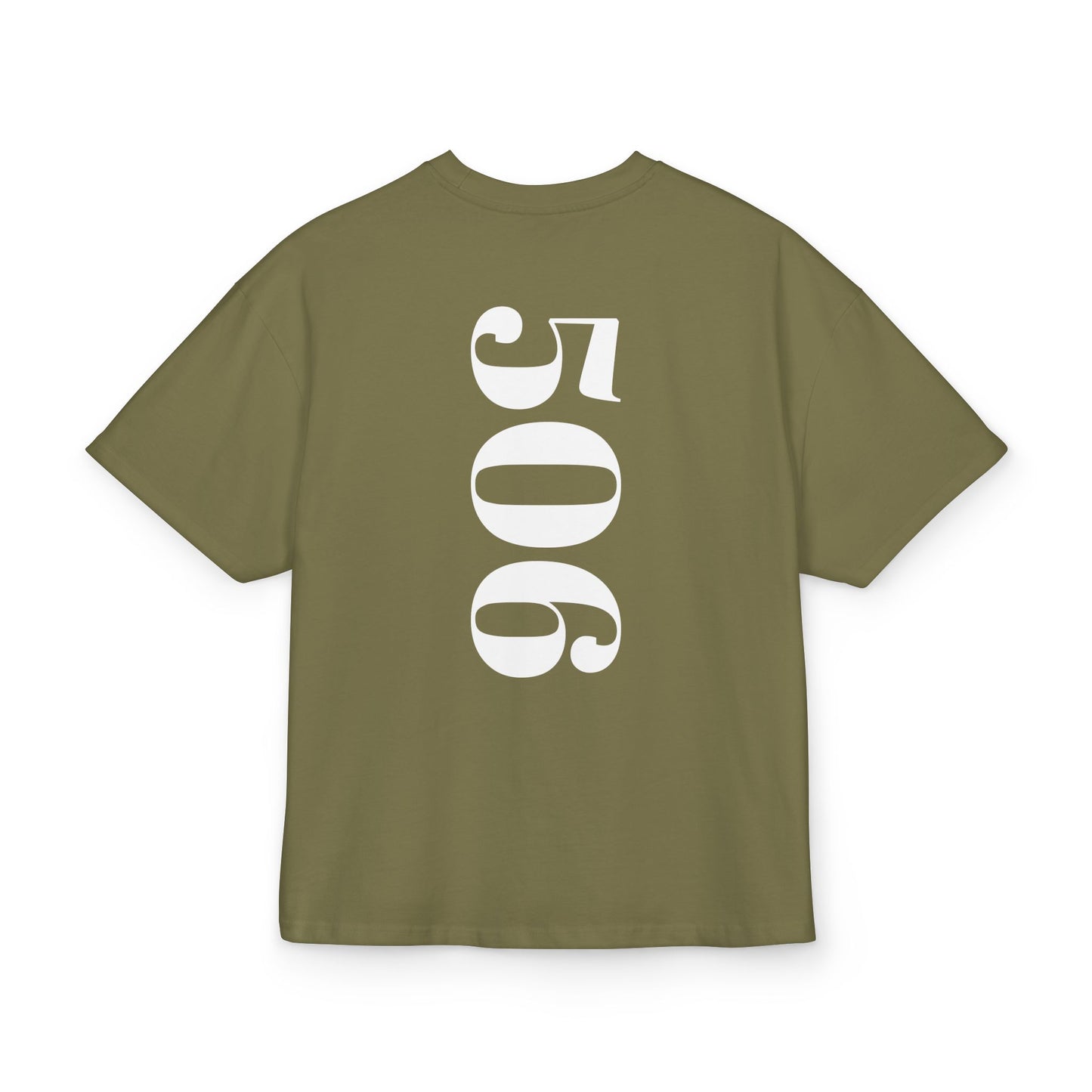 Unisex Heavy Cotton Box Tee with 'AMORAKI 506' Design - Casual Streetwear