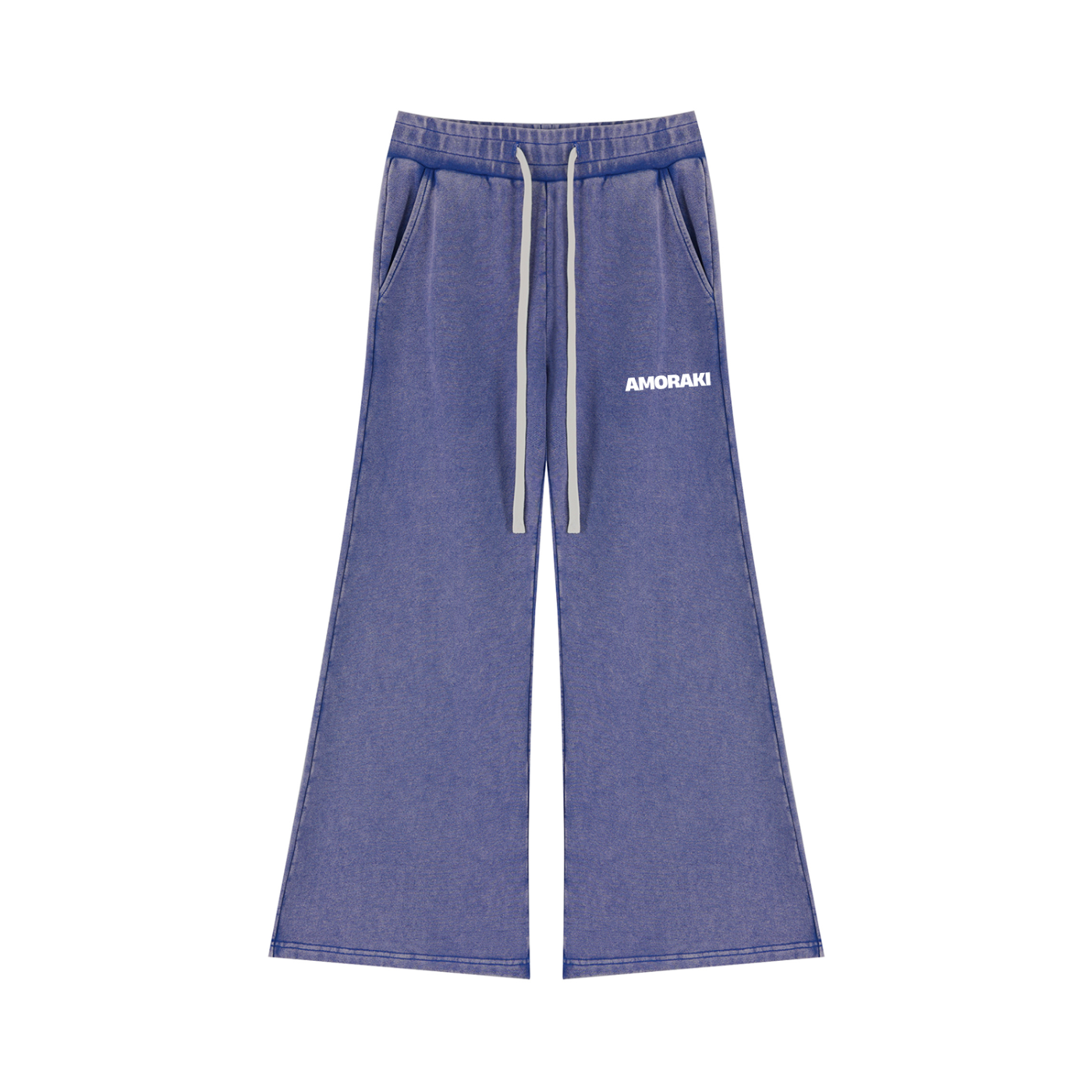 AMORAKI WASH FLARED LEG SWEATPANTS